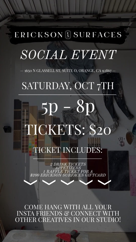 Erickson Surfaces Social Event